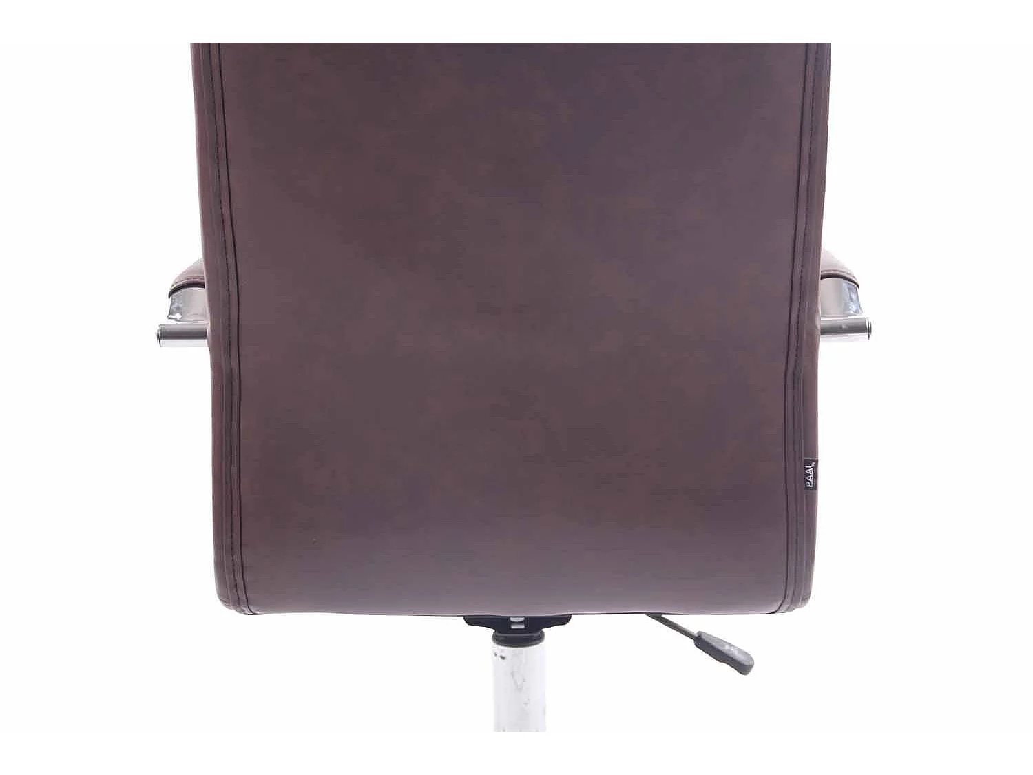 Chaise de bureau - Similicuir & Métal chromé - Bordeaux - Deli