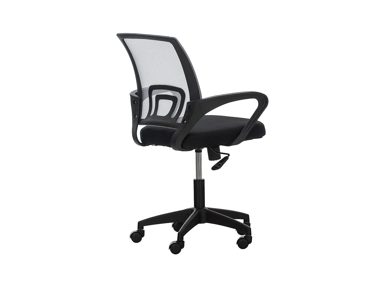 Chaise de bureau - Microfibre & Plastique - Gris - Auburn