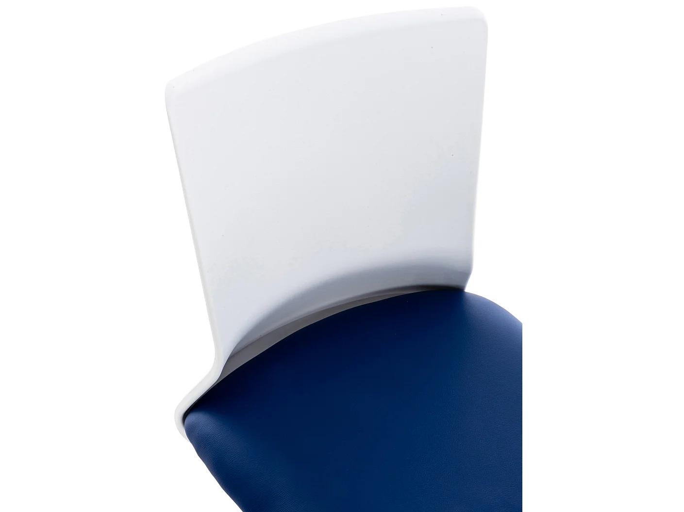 Chaise de bureau - Similicuir & Plastique - Bleu - Apolda