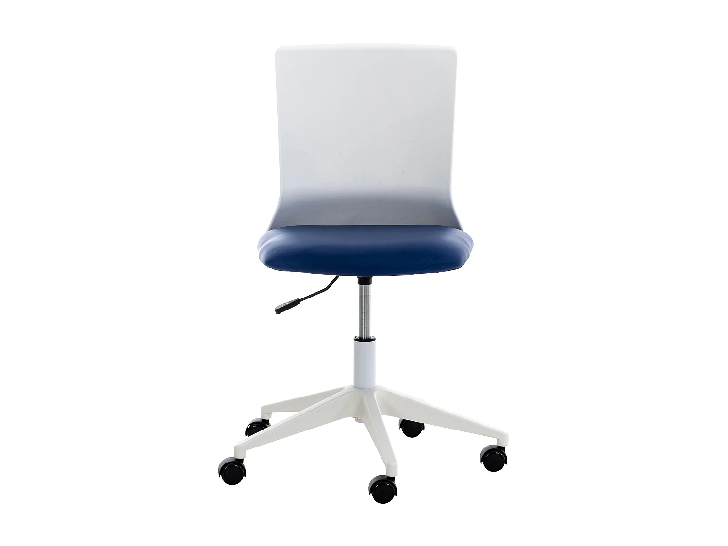 Chaise de bureau - Similicuir & Plastique - Bleu - Apolda
