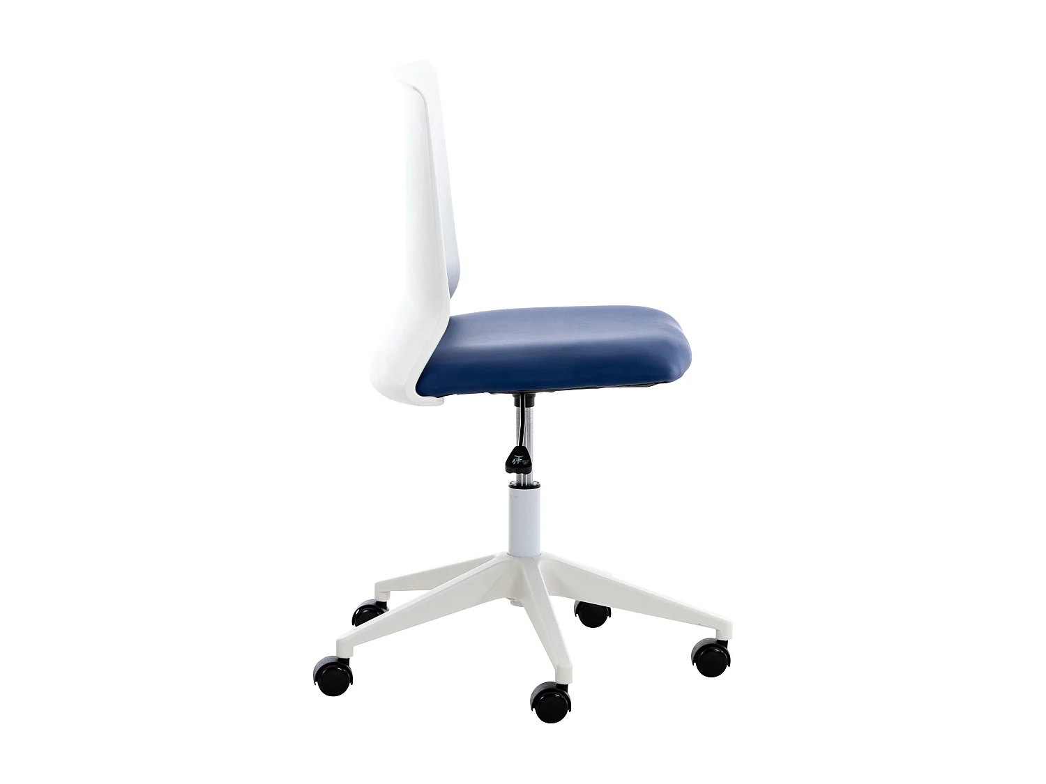 Chaise de bureau - Similicuir & Plastique - Bleu - Apolda