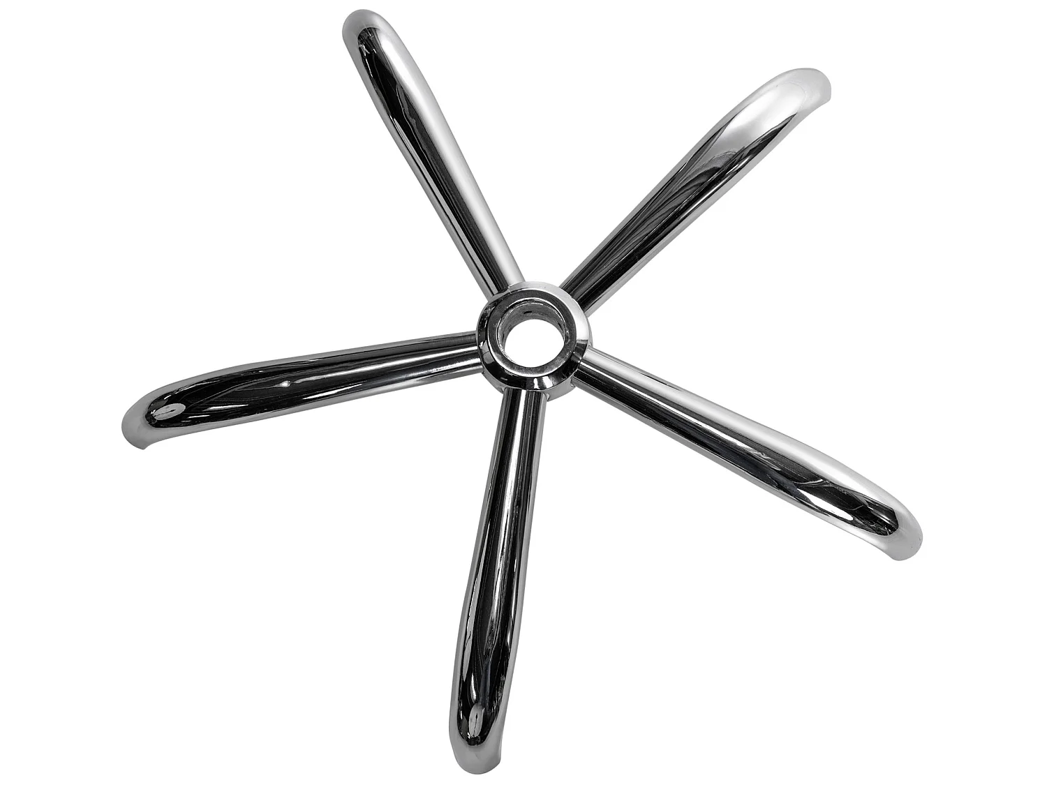 Chaise de bureau - Métal - Chrome - Rund