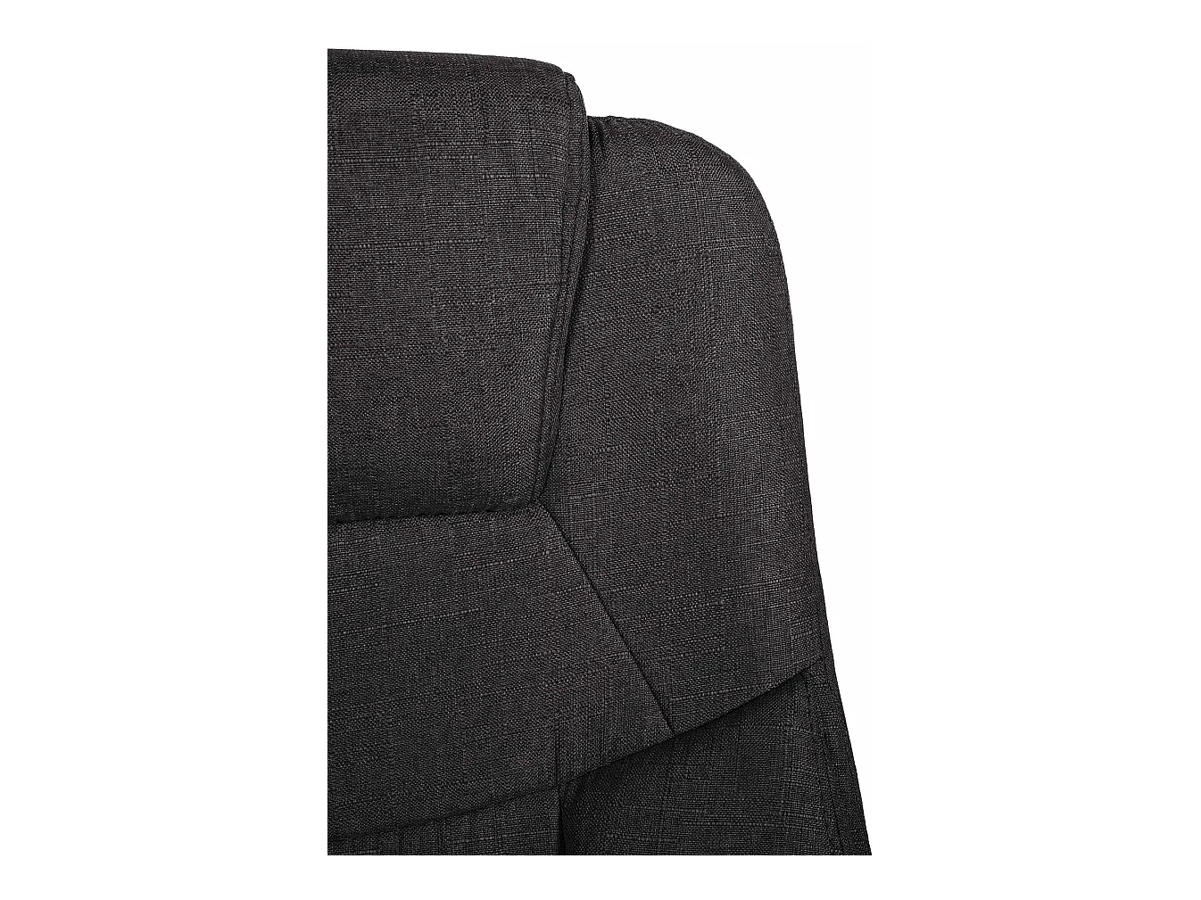 Chaise de bureau - Tissu - Gris foncé - XL Apoll