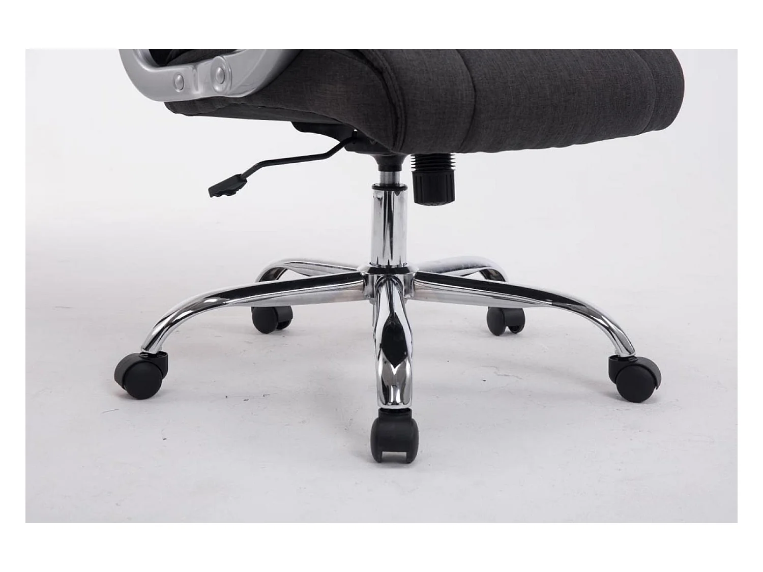 Chaise de bureau - Tissu - Gris foncé - XL Apoll
