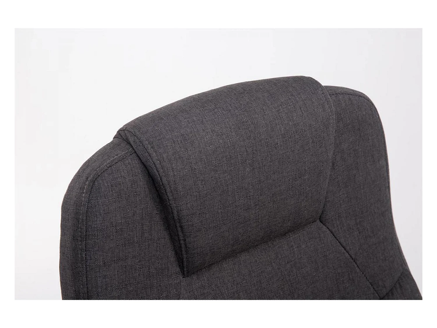 Chaise de bureau - Tissu - Gris foncé - XL Apoll