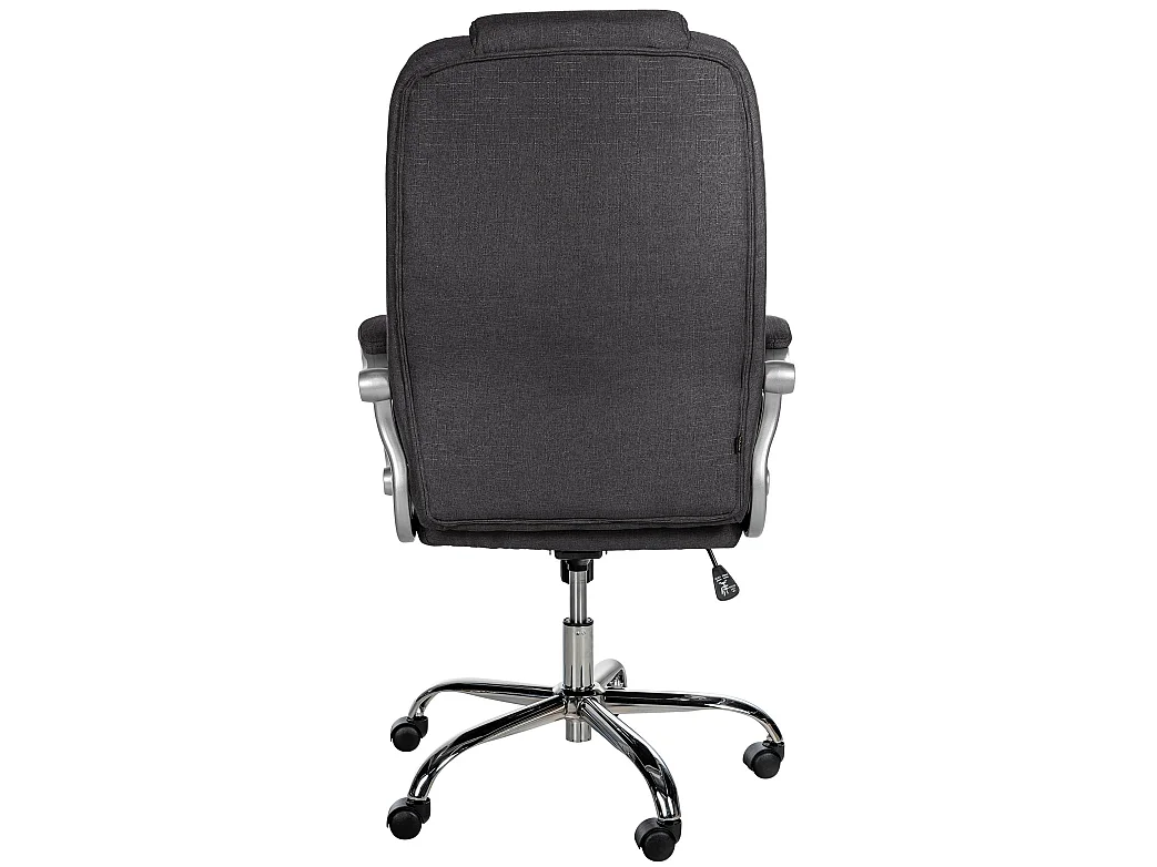 Chaise de bureau - Tissu & Nature - Gris foncé - XL Apoll