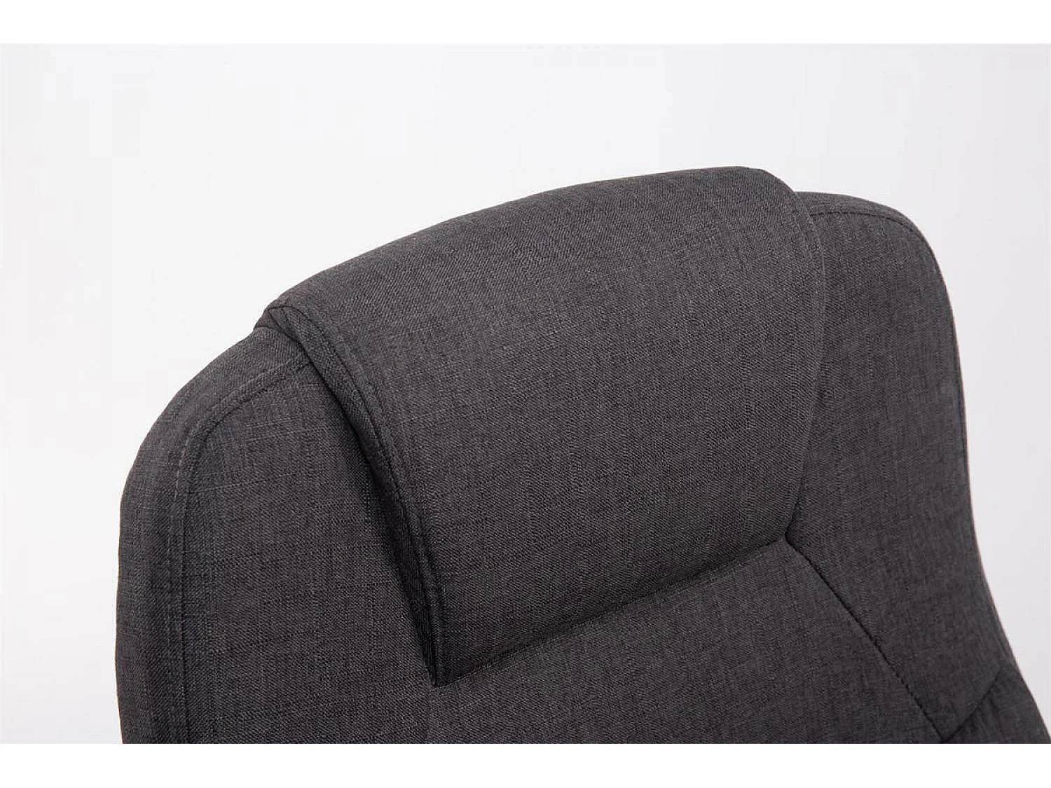 Chaise de bureau - Tissu & Nature - Gris foncé - XL Apoll