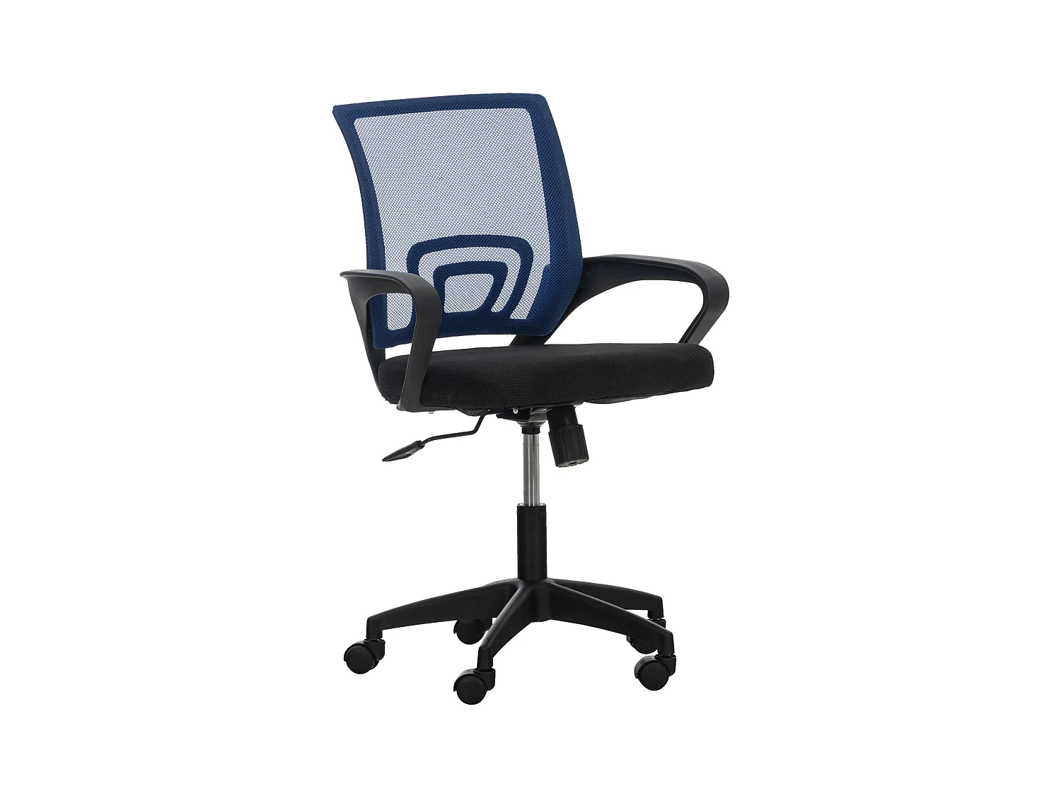 Chaise de bureau - Microfibre & Plastique - Bleu - Auburn
