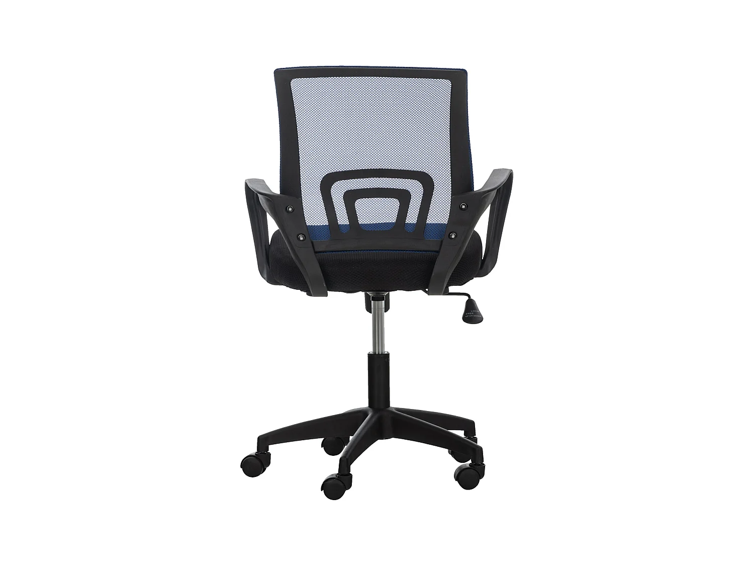 Chaise de bureau - Microfibre & Plastique - Bleu - Auburn