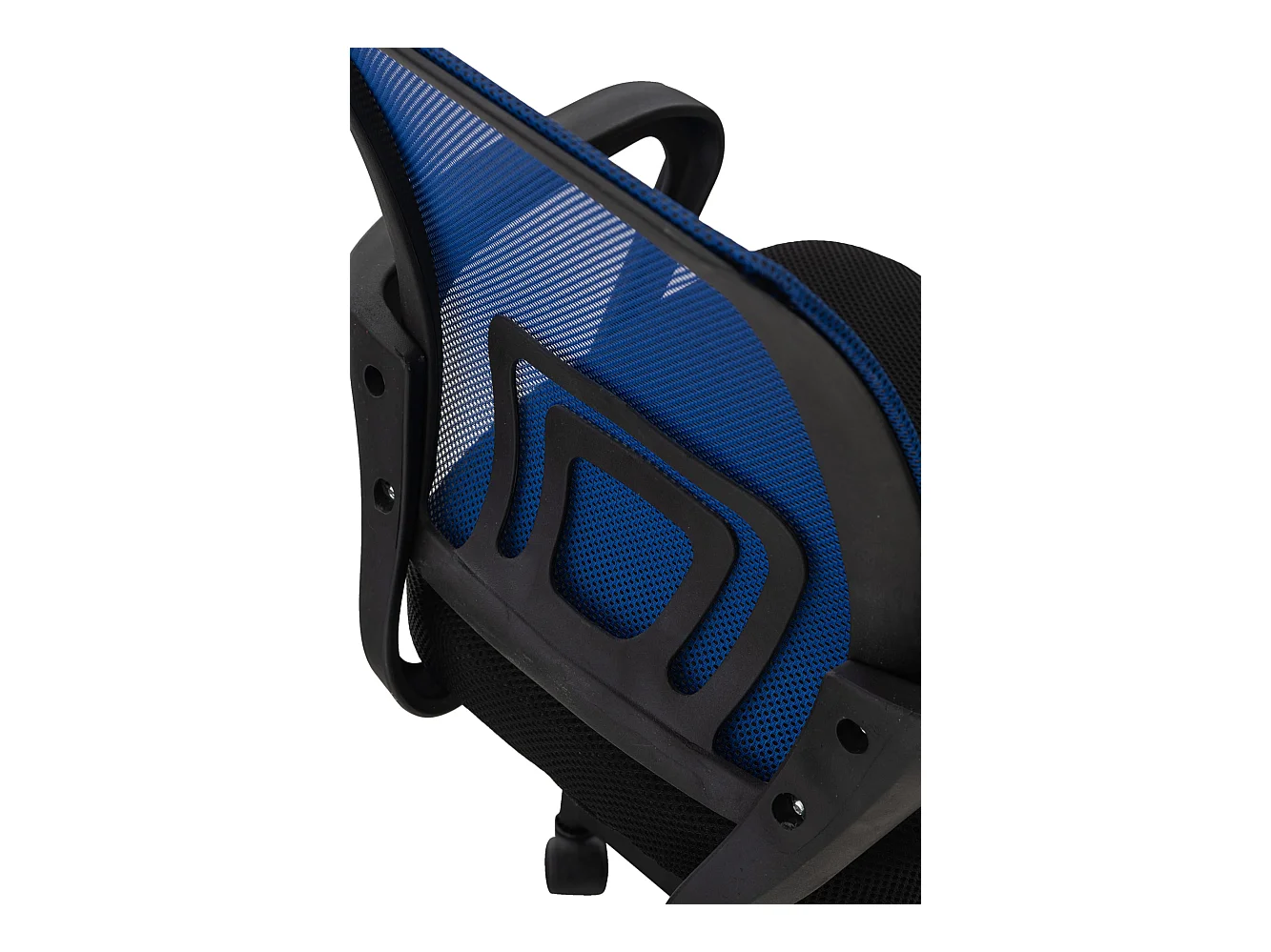 Chaise de bureau - Microfibre & Plastique - Bleu - Auburn