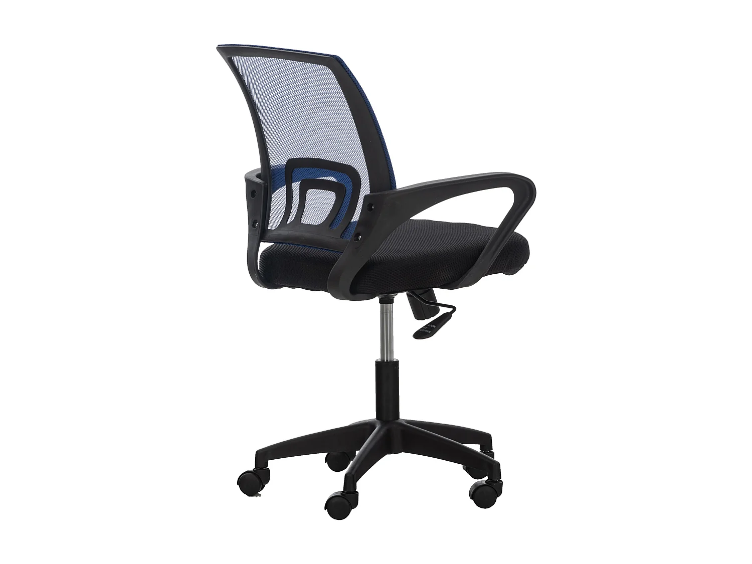 Chaise de bureau - Microfibre & Plastique - Bleu - Auburn