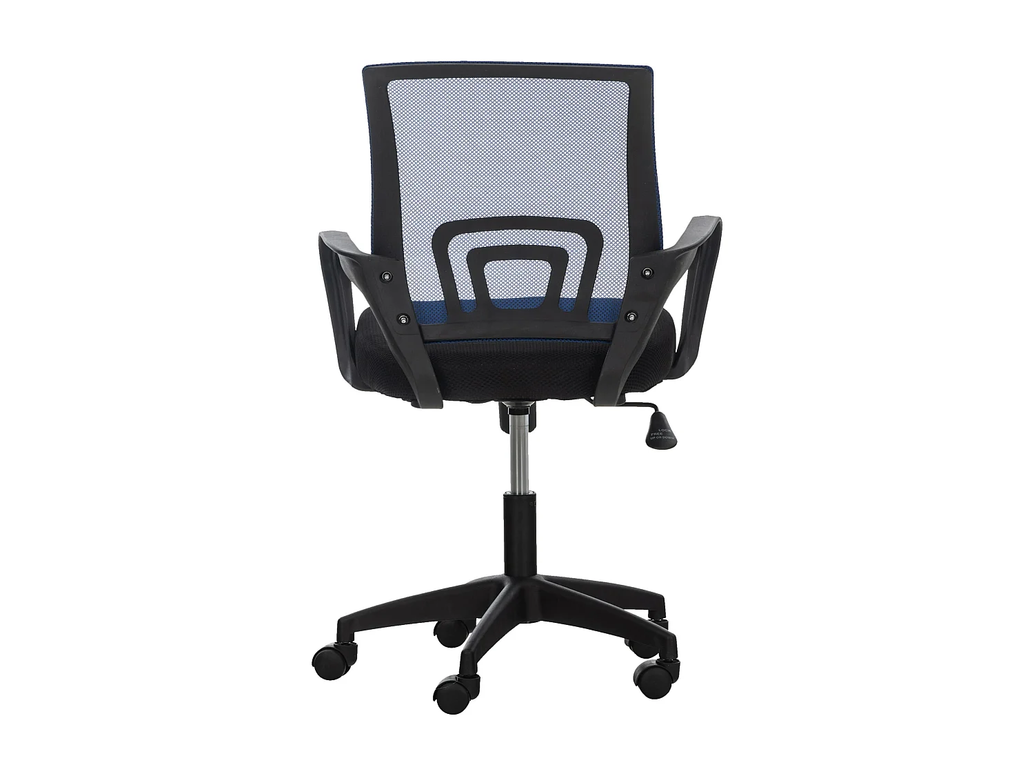 Chaise de bureau - Microfibre & Plastique - Bleu - Auburn