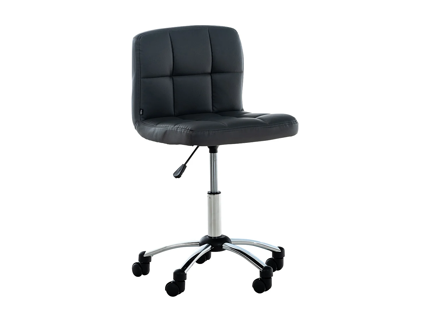 Chaise de bureau - Similicuir & Métal - Gris - Medica