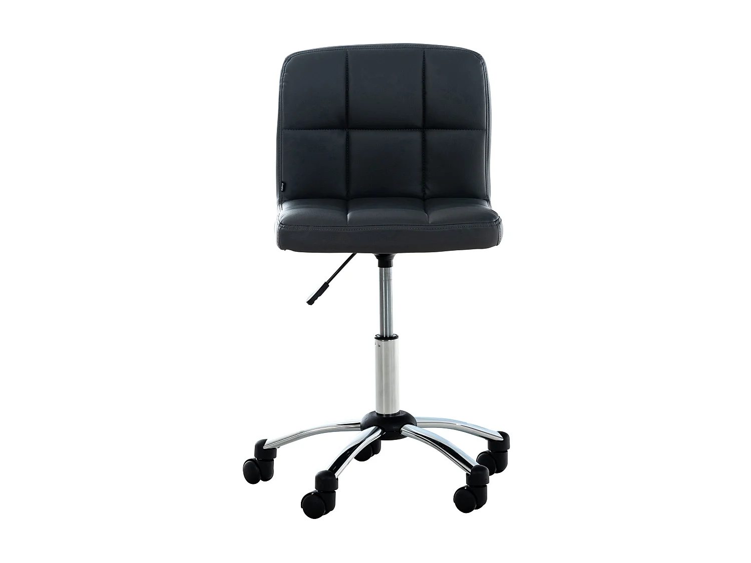 Chaise de bureau - Similicuir & Métal - Gris - Medica