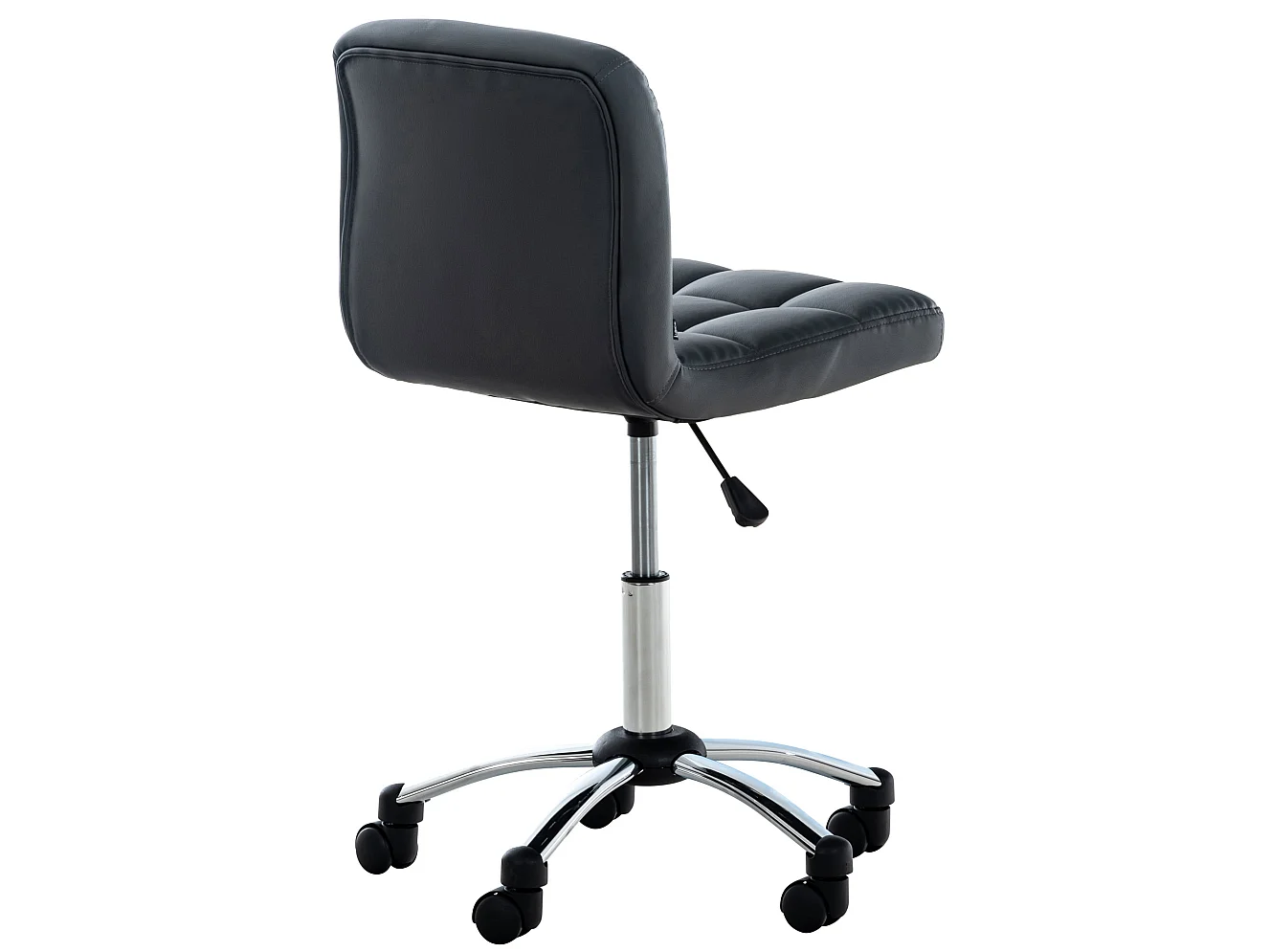 Chaise de bureau - Similicuir & Métal - Gris - Medica