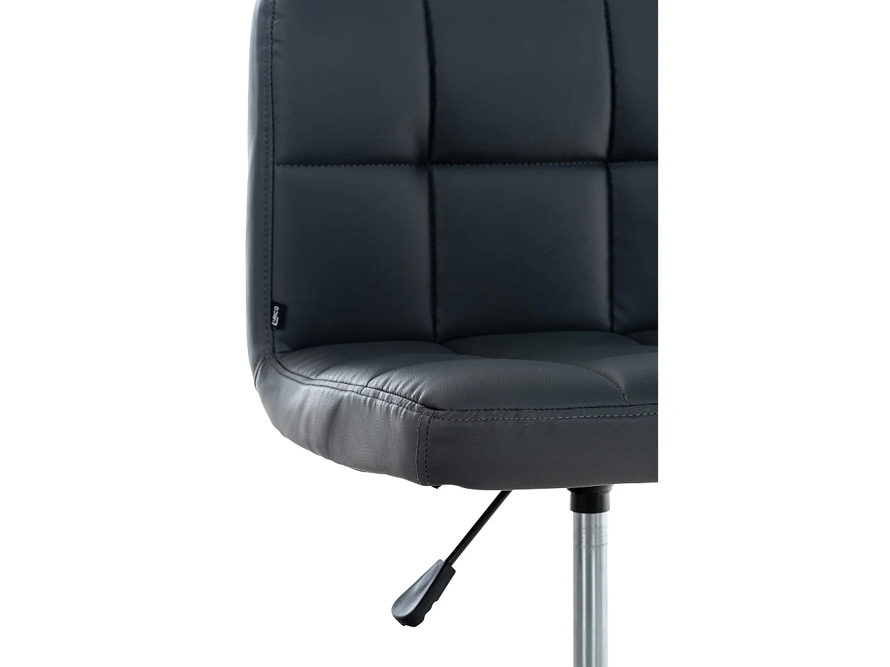 Chaise de bureau - Similicuir & Métal - Gris - Medica