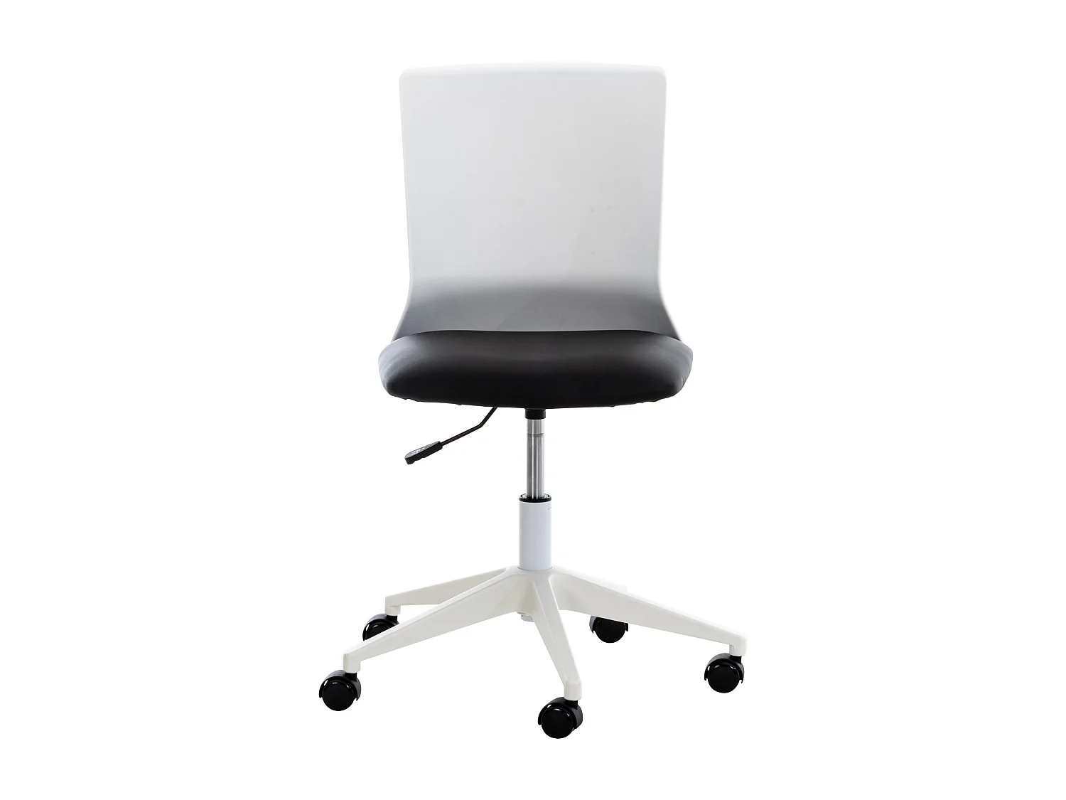 Chaise de bureau - Similicuir & Plastique - Noir - Apolda