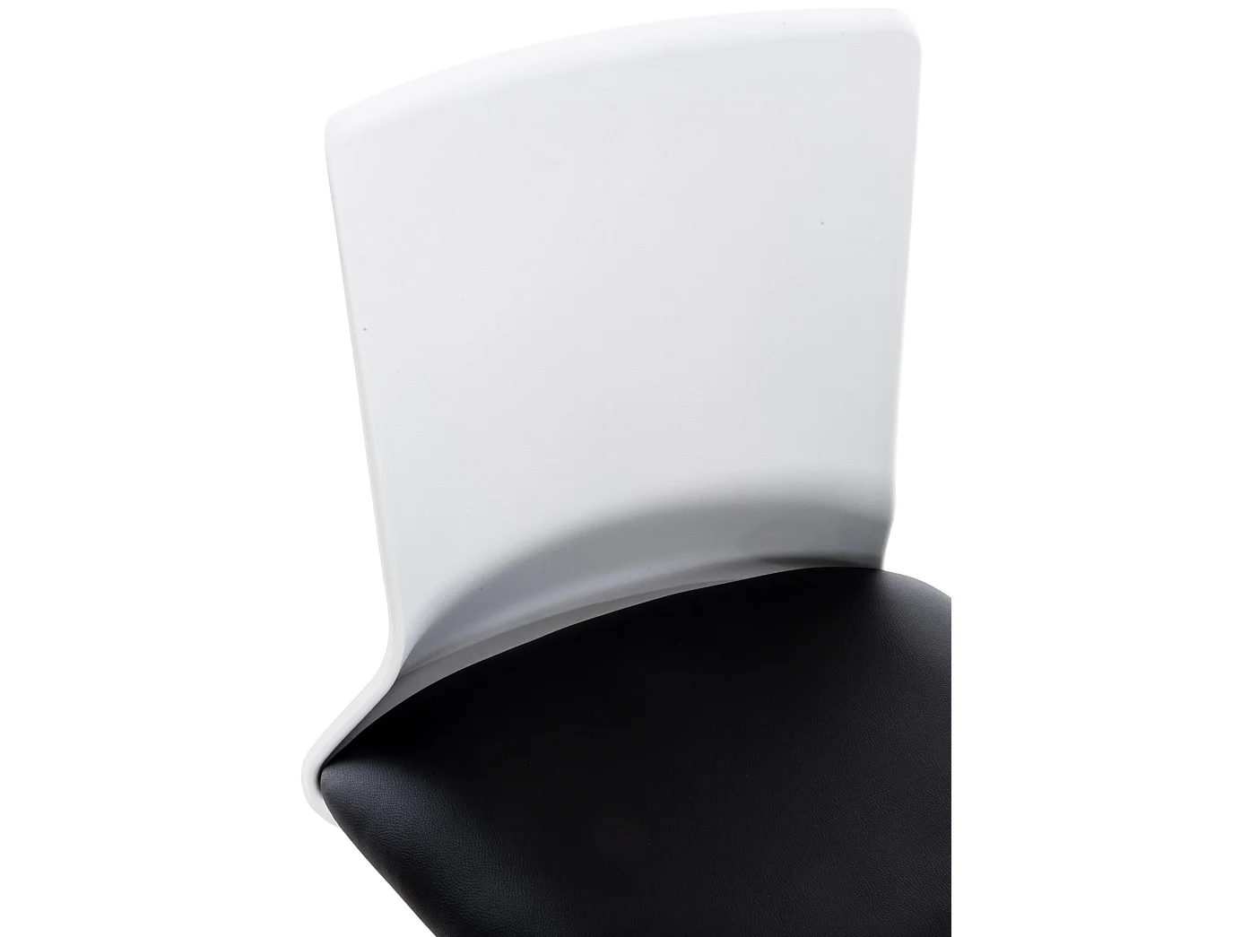 Chaise de bureau - Similicuir & Plastique - Noir - Apolda