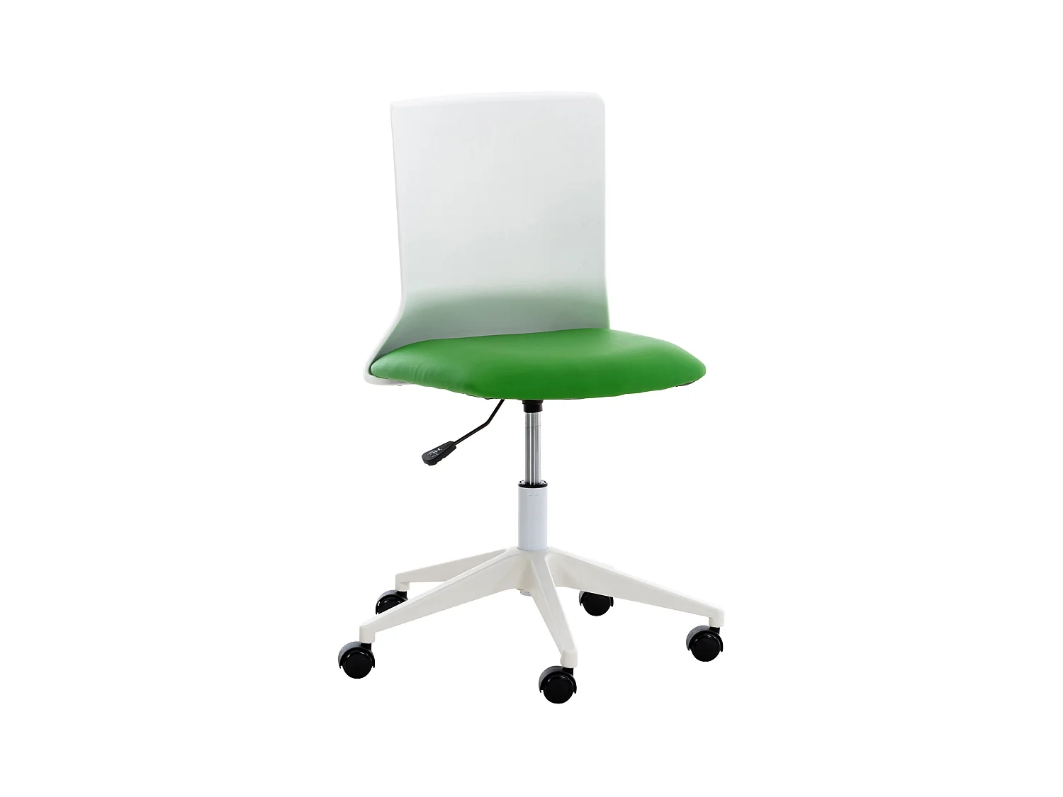Chaise de bureau - Similicuir & Plastique - Vert - Apolda