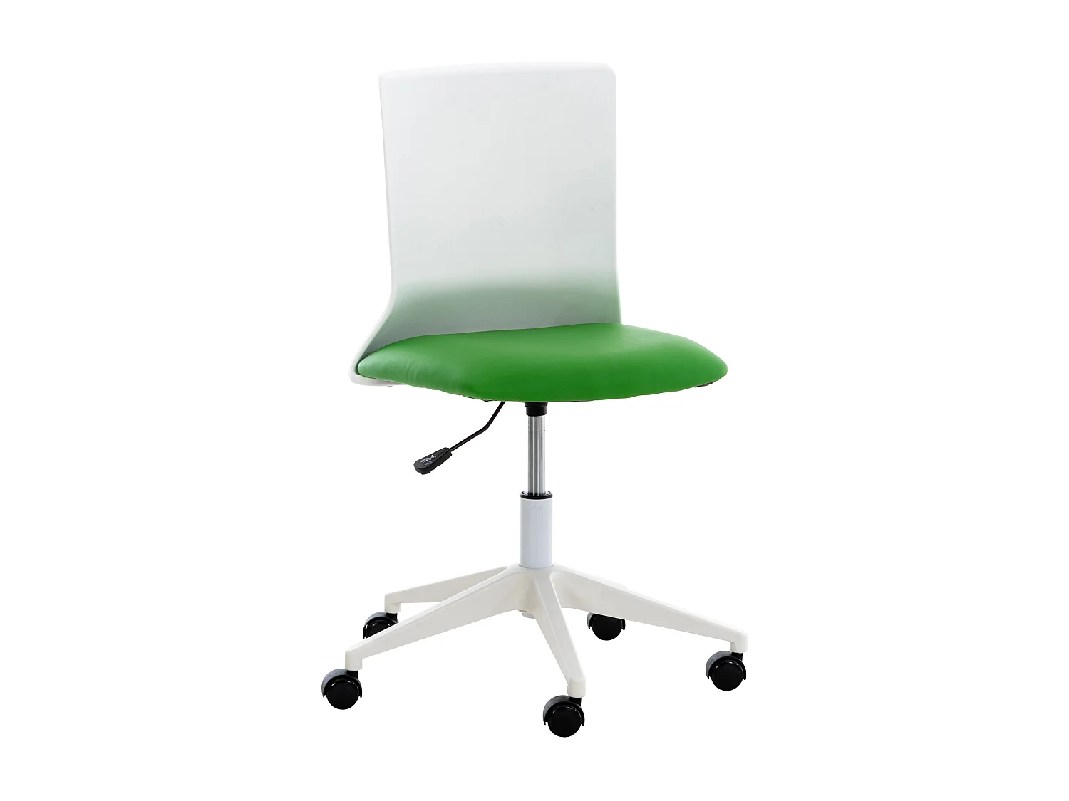 Chaise de bureau - Similicuir & Plastique - Vert - Apolda