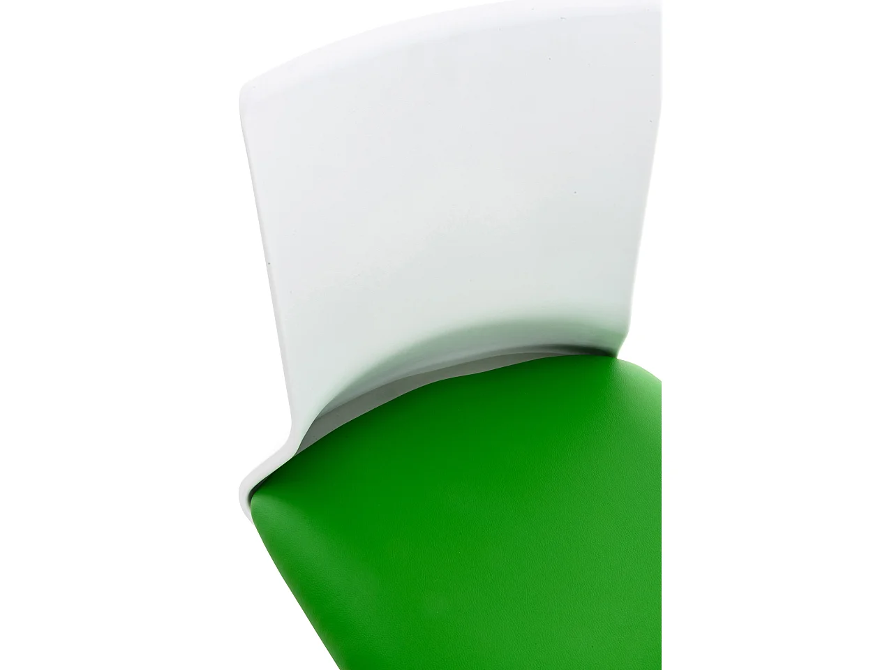 Chaise de bureau - Similicuir & Plastique - Vert - Apolda