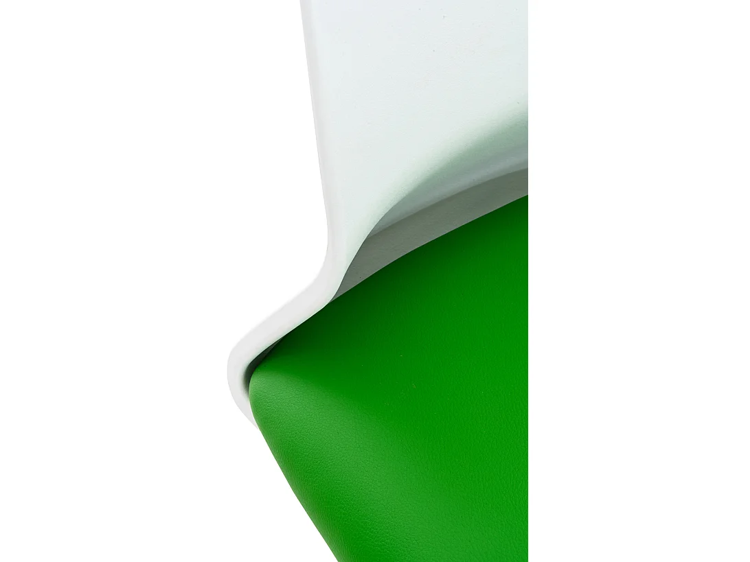 Chaise de bureau - Similicuir & Plastique - Vert - Apolda