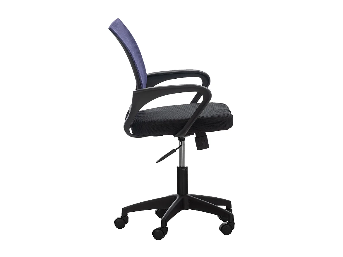 Chaise de bureau - Microfibre & Plastique - Violet - Auburn