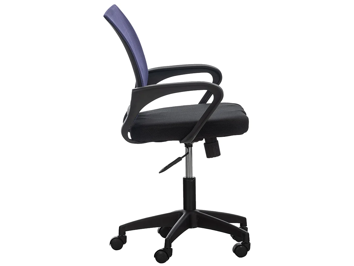 Chaise de bureau - Microfibre & Plastique - Violet - Auburn