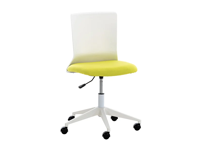 Chaise de bureau - Tissu & Plastique - Vert - Apolda
