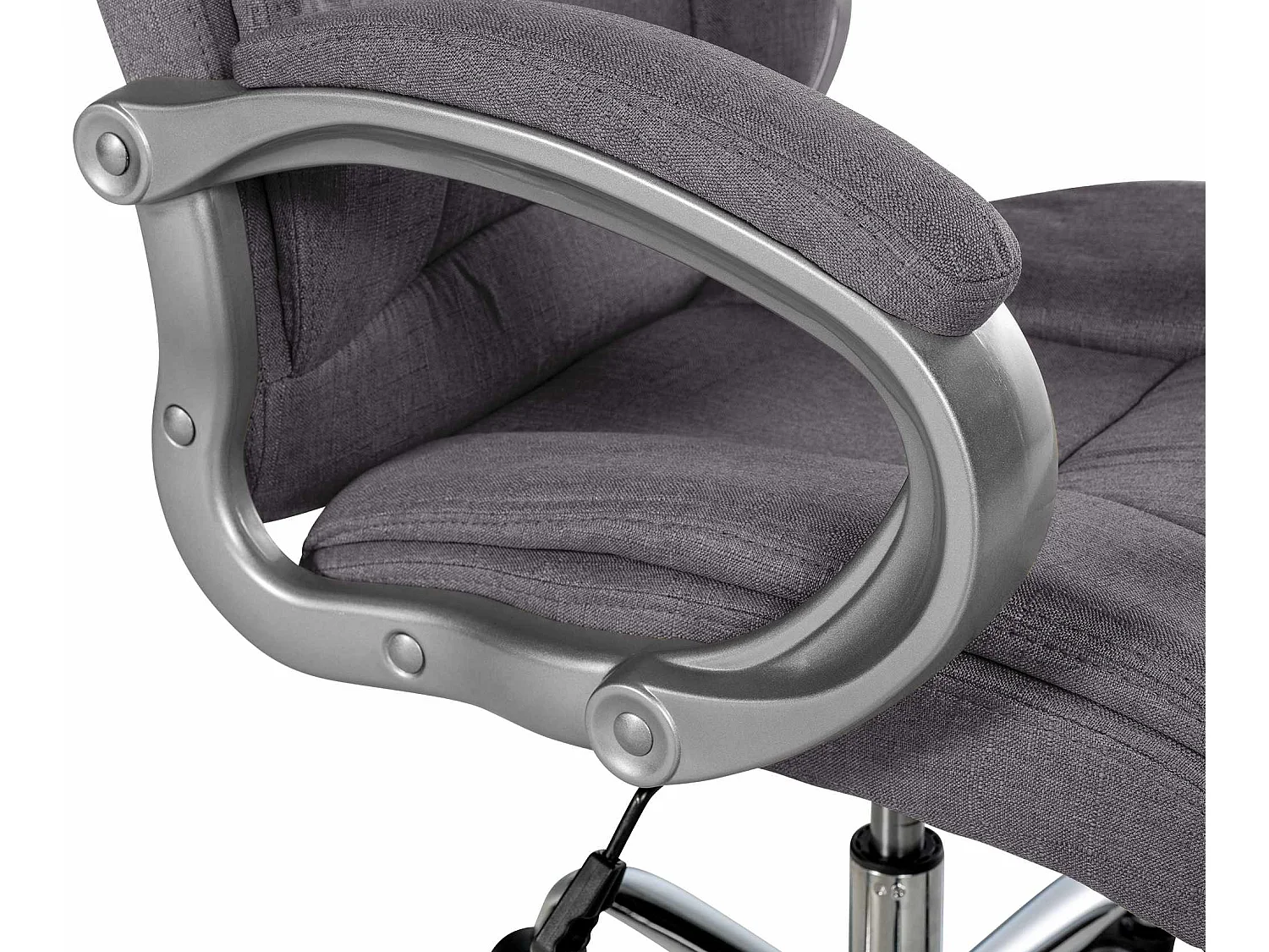 Chaise de bureau - Tissu - Gris - XL Apoll