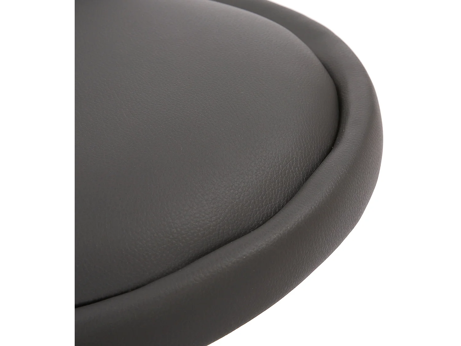 Tabouret de bureau - Similicuir - Gris - Teramo