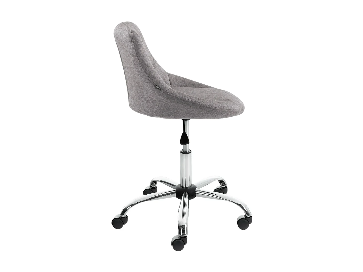 Tabouret de bureau - Tissu - Gris - Lazio