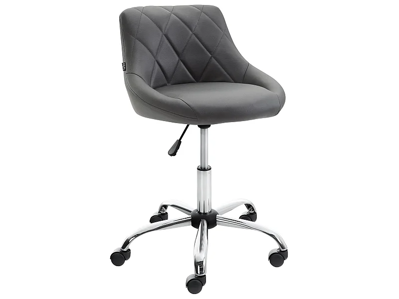 Kantoorkruk - Kunstleer - grijs - Lazio