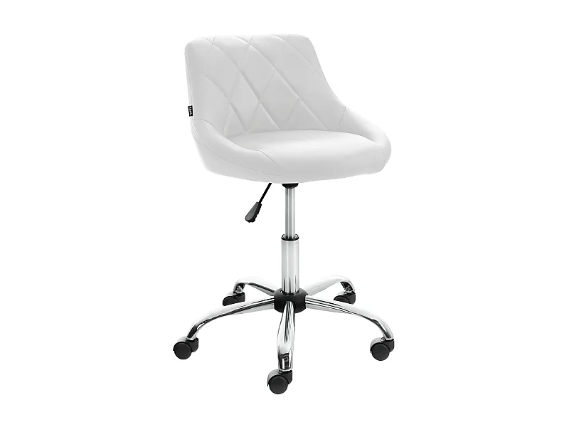 Chaise de bureau - Similicuir & Métal chromé - Lazio