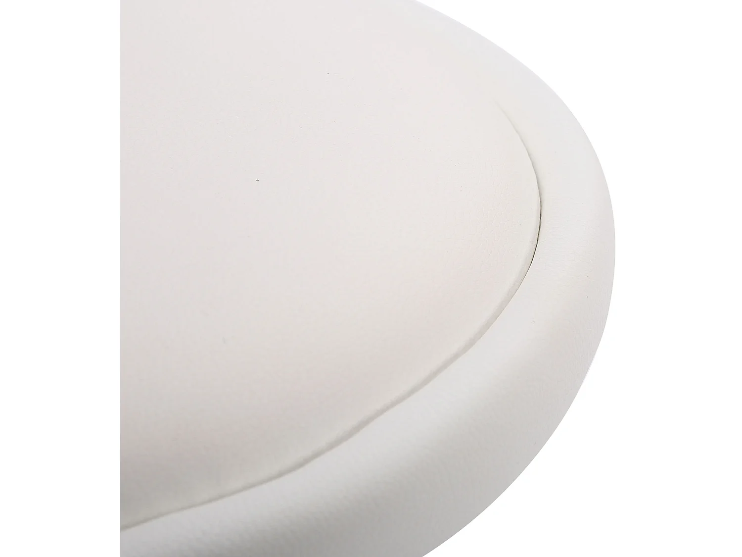 Tabouret de bureau - Similicuir - Blanc - Teramo