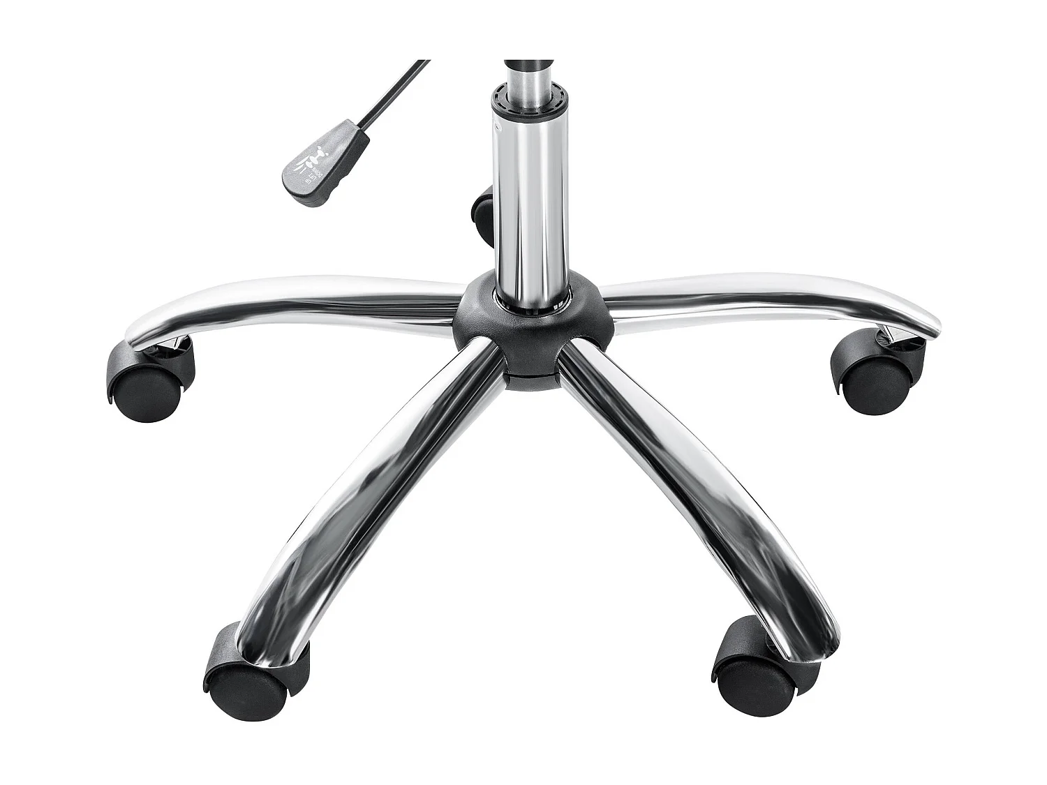 Tabouret de bureau - Tissu - Marron - Lazio