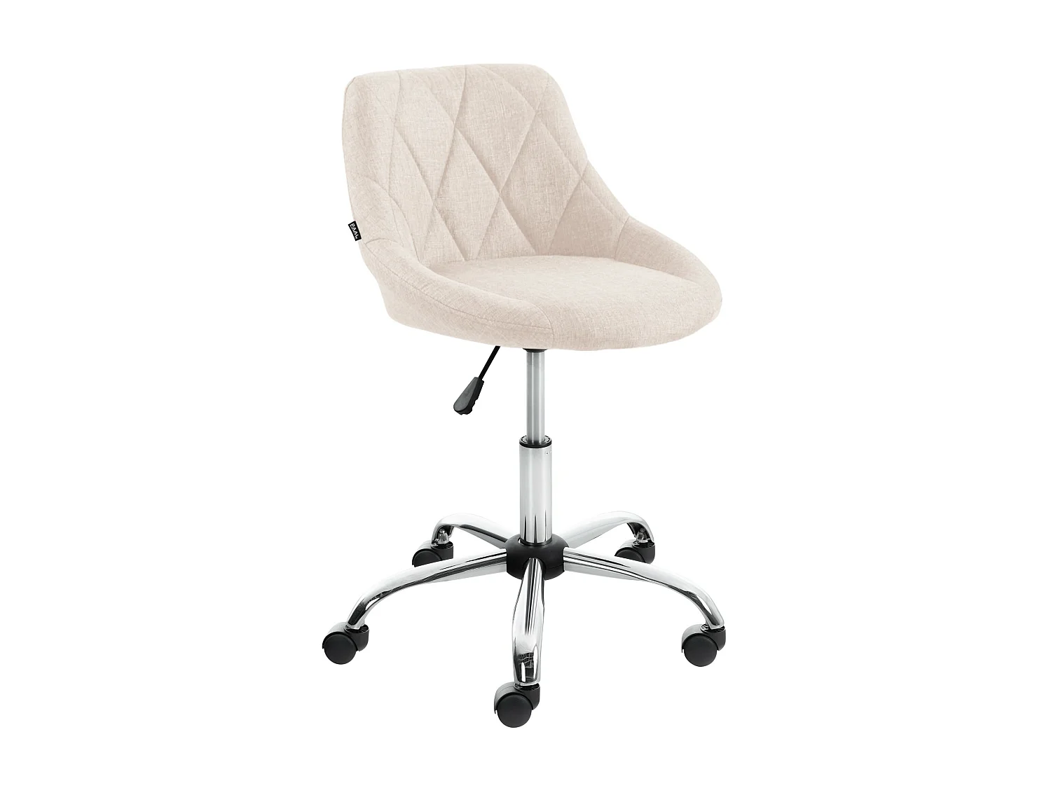 Bürohocker - Stoff - creme - Lazio