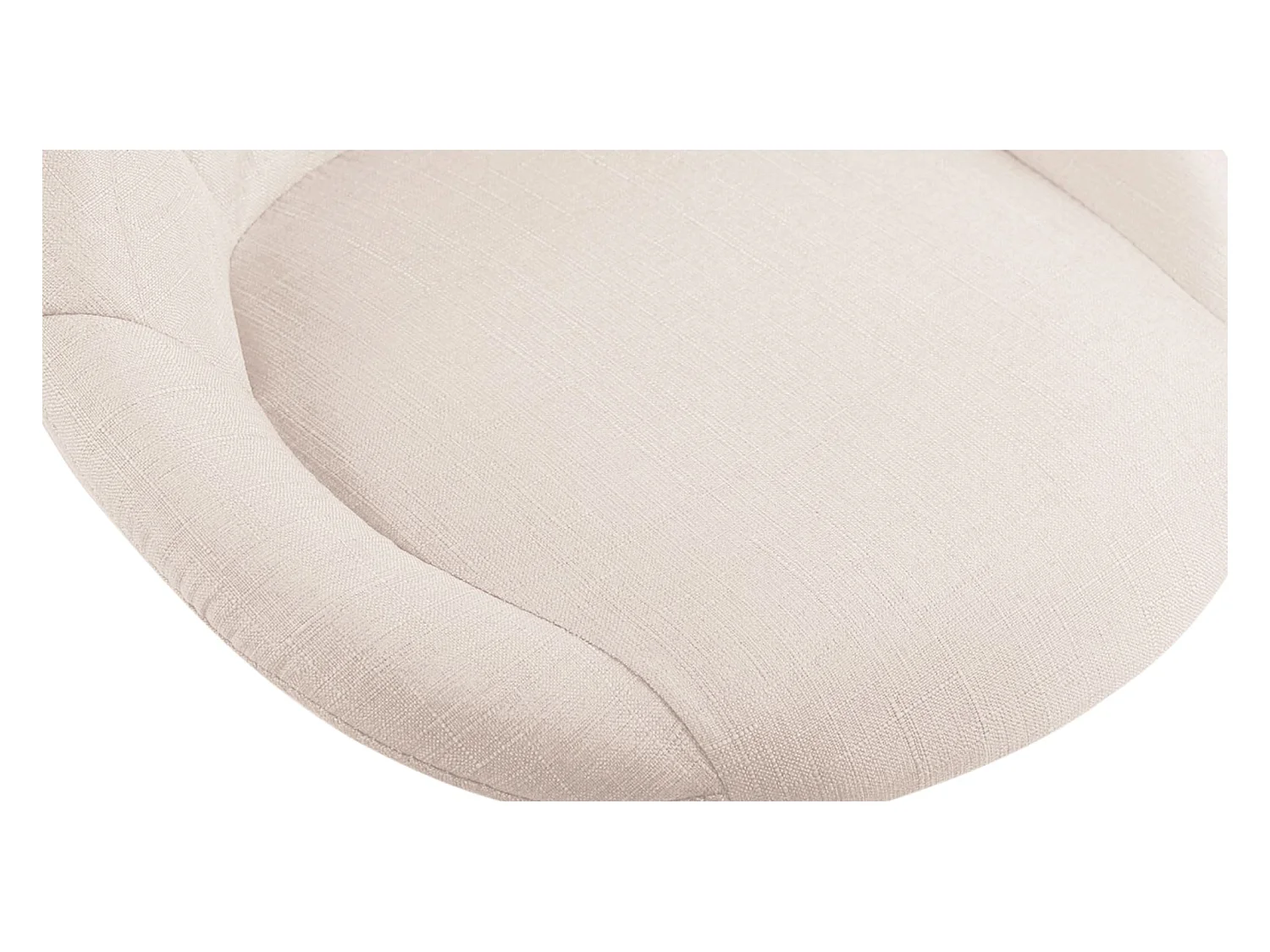 Bürohocker - Stoff - creme - Lazio