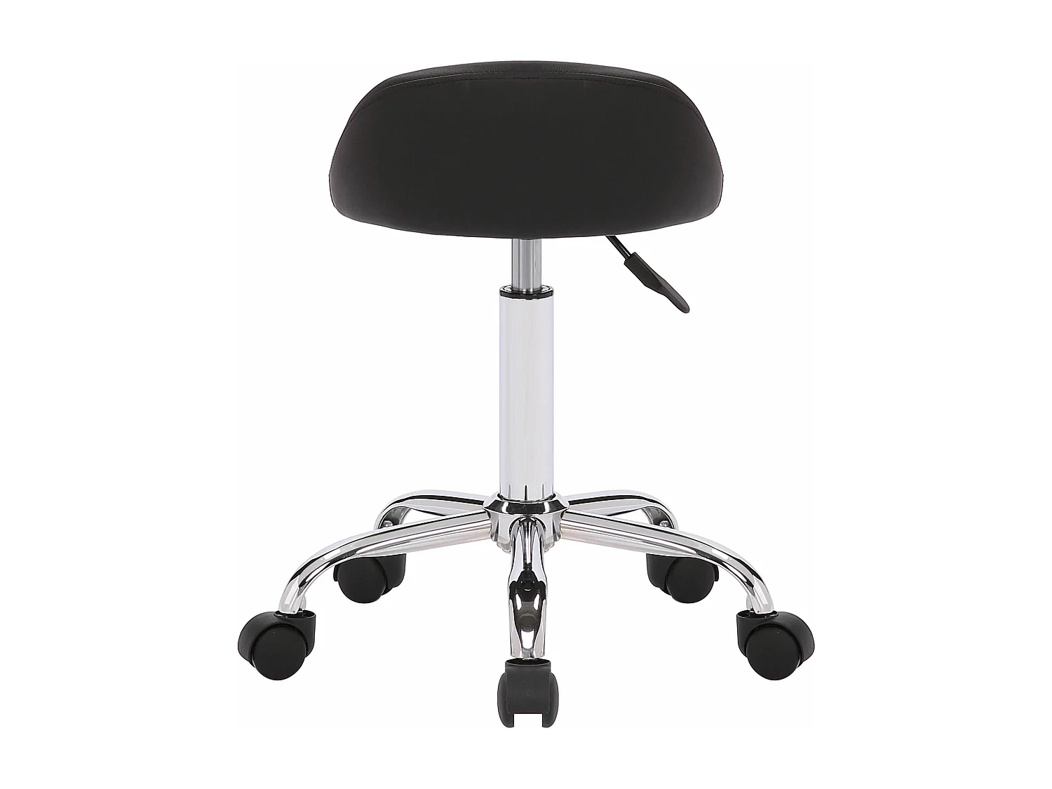 Tabouret de bureau - Similicuir & Nature - Noir - Teramo