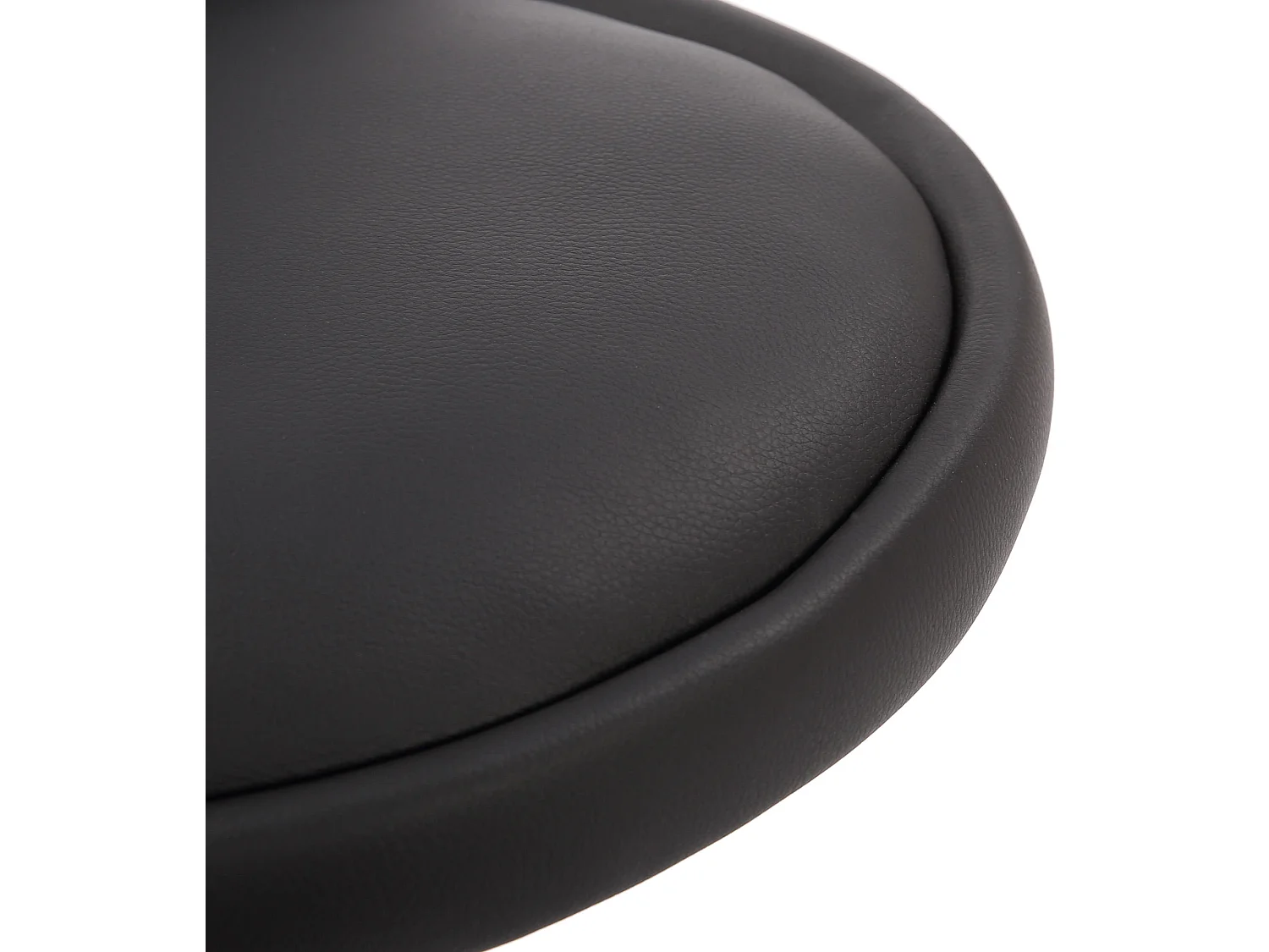 Tabouret de bureau - Similicuir & Nature - Noir - Teramo