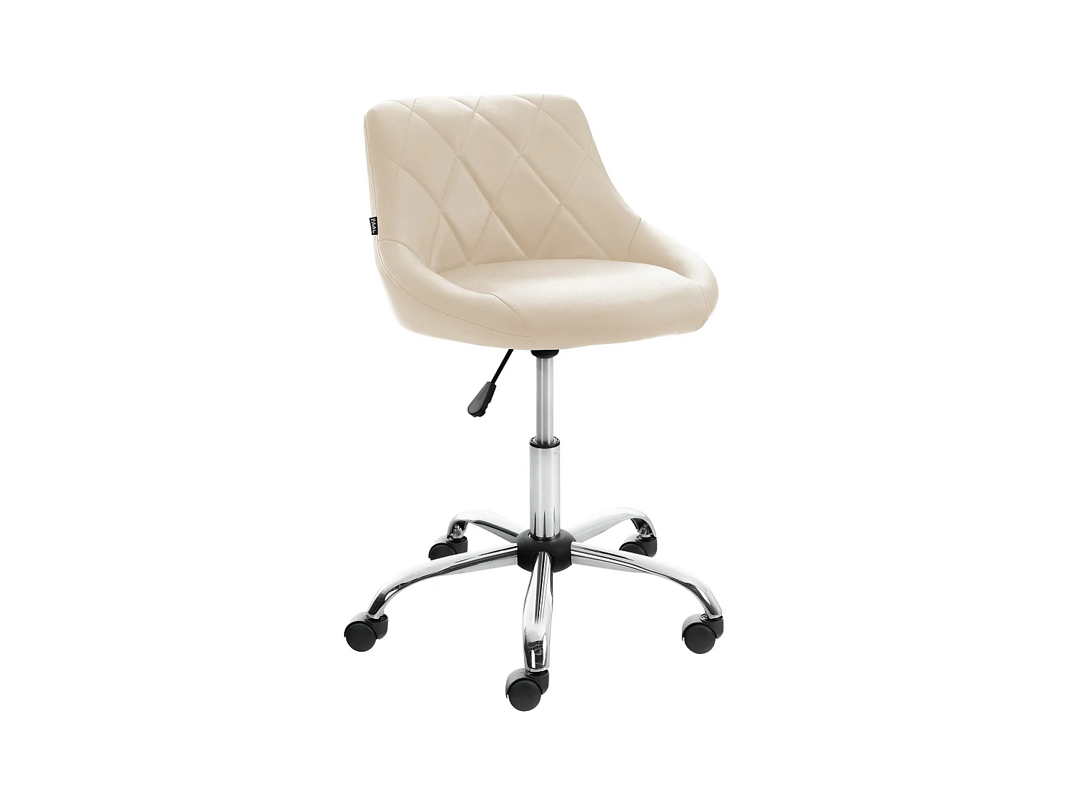Chaise de bureau - Similicuir & Métal chromé - Lazio