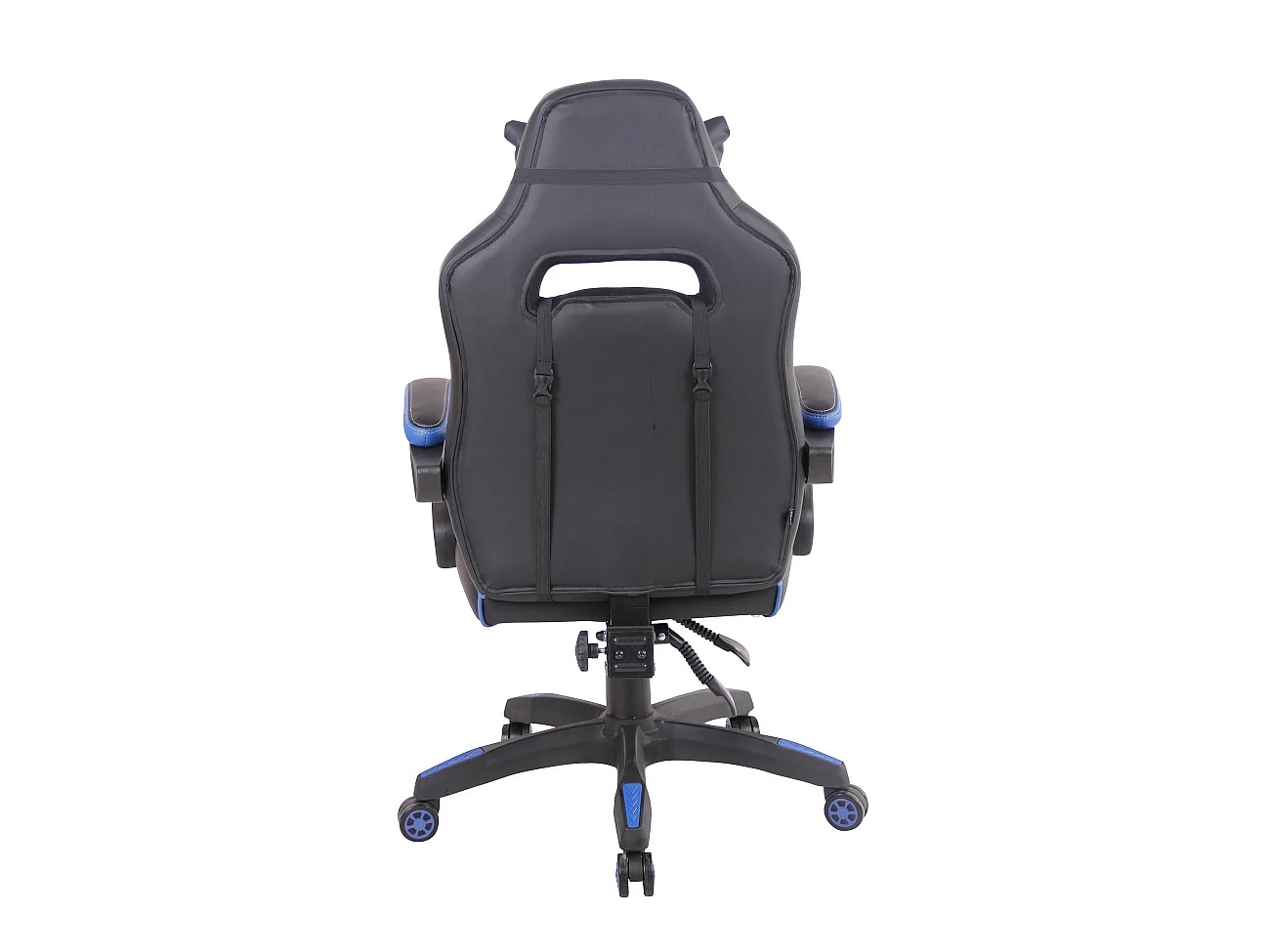 Bürosessel - Kunstleder & Kunststoff - schwarz/blau - Heat