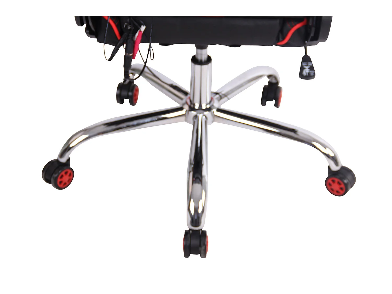 Chaise de bureau - Similicuir - Noir / Rouge - Limit XM