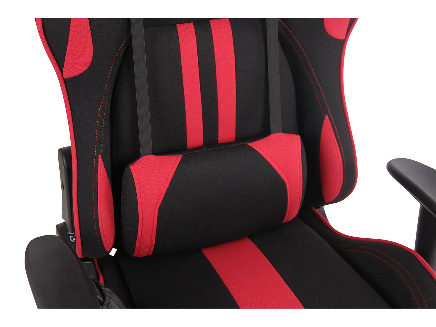 Bürosessel - Stoff & natura - schwarz/rot - Limit XM