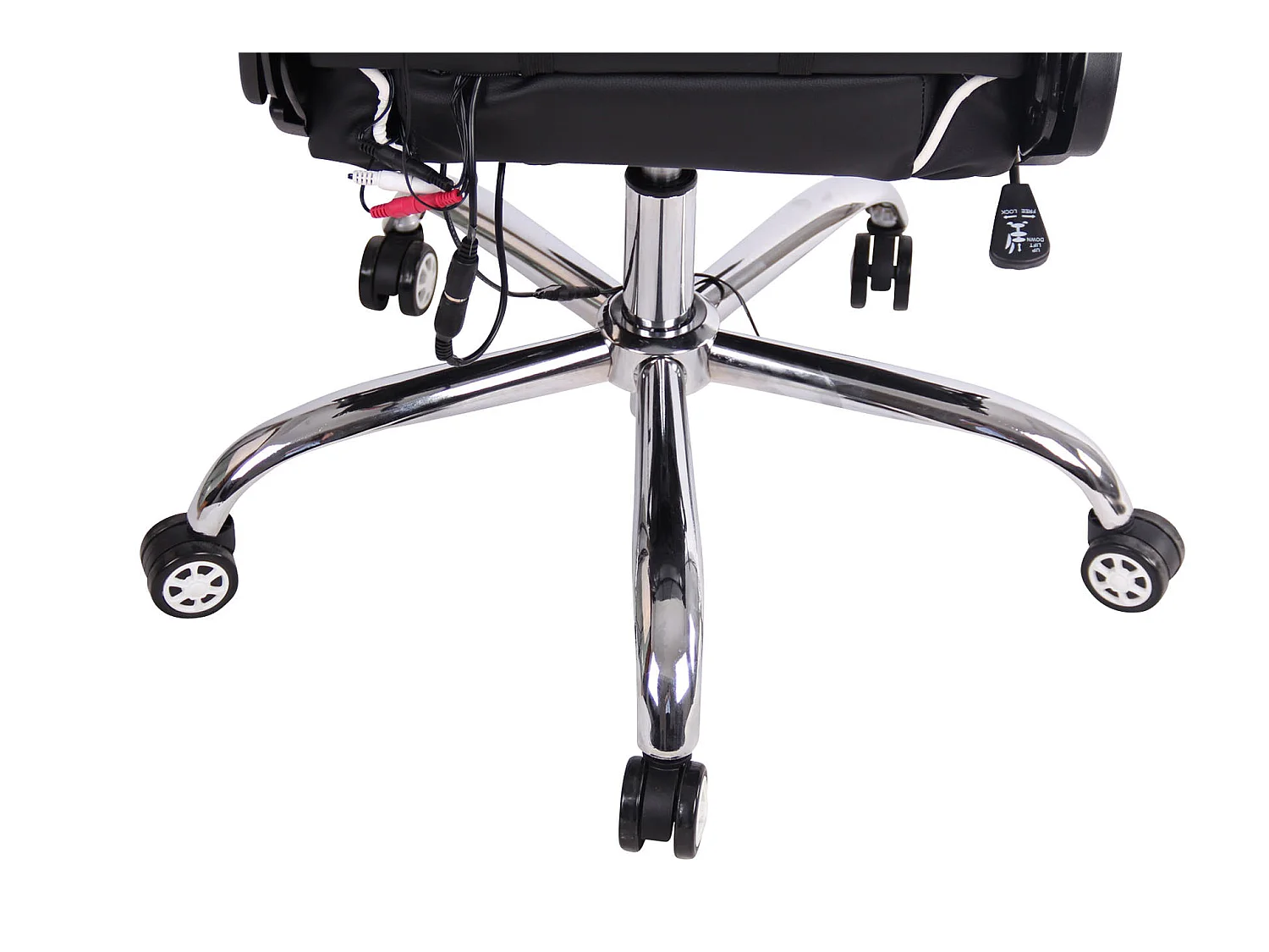 Chaise de bureau - Similicuir - Noir / Blanc - Limit XM