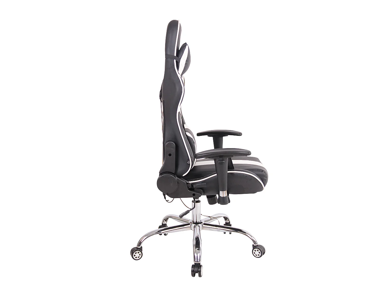 Chaise de bureau - Similicuir - Noir / Blanc - Limit XM