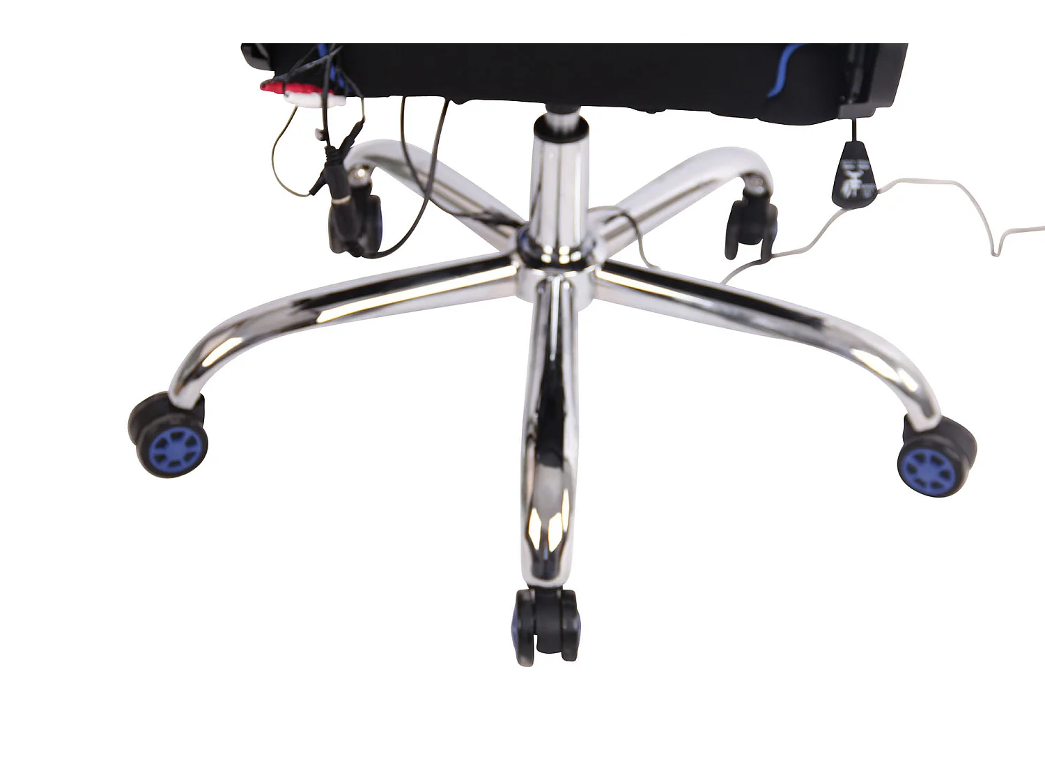 Chaise de bureau - Tissu & Nature - Noir / Bleu - Limit XM