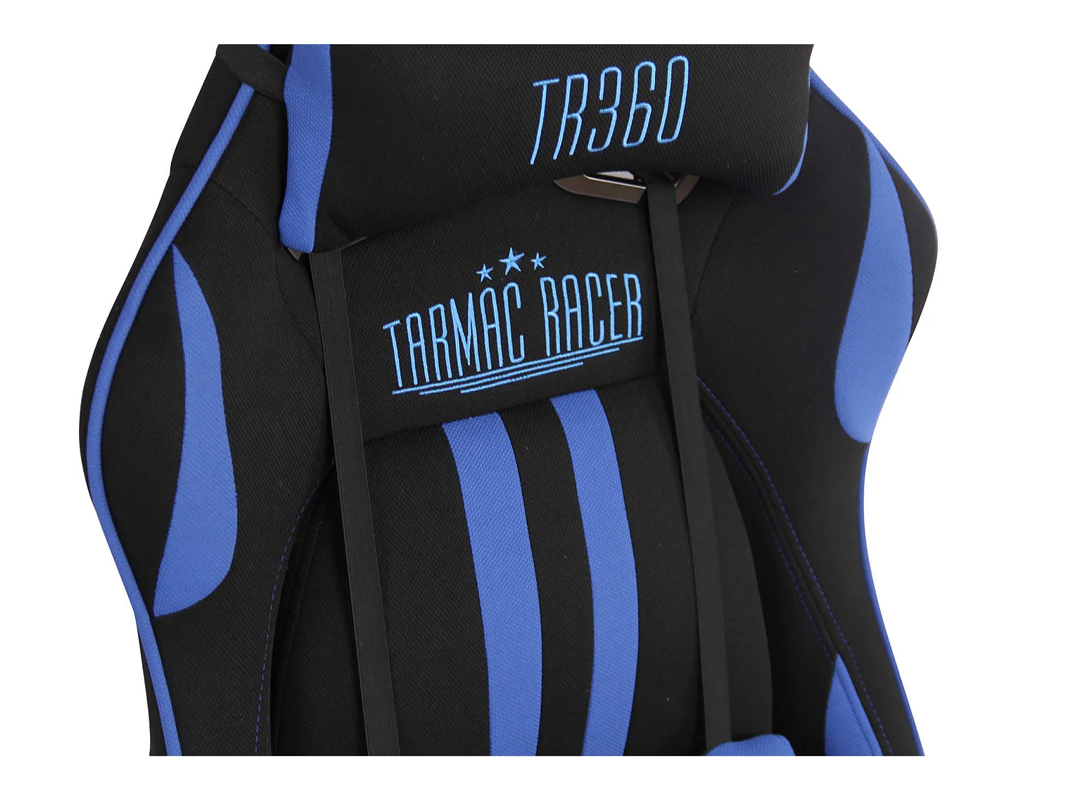 Bürosessel - Stoff & natura - schwarz/blau - Limit XM