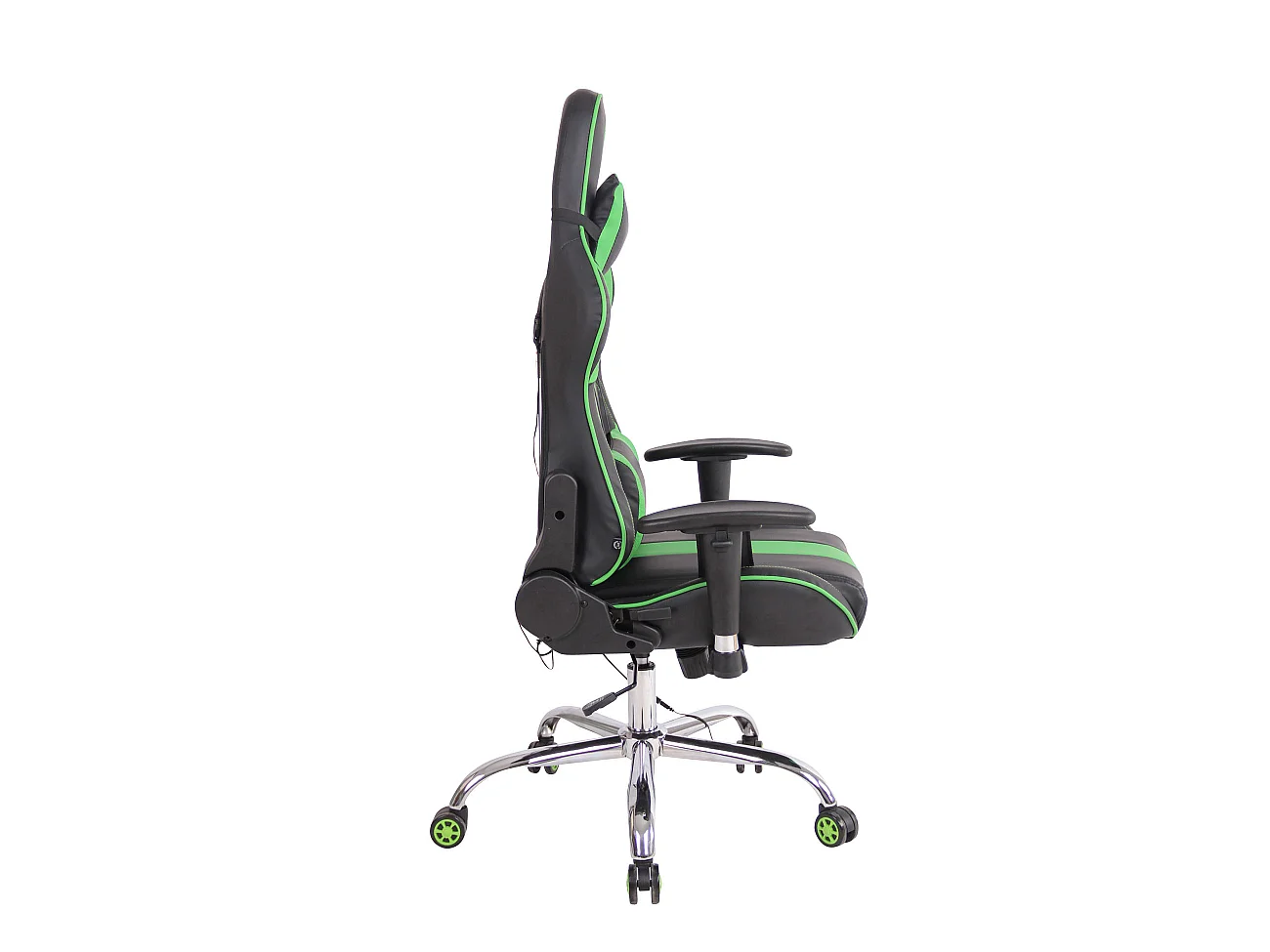 Chaise de bureau - Similicuir - Noir / Vert - Limit XM