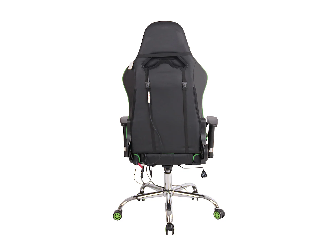 Chaise de bureau - Similicuir - Noir / Vert - Limit XM